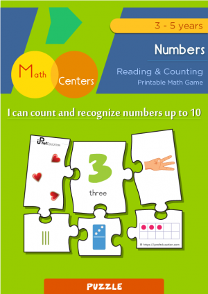 Simple Number Puzzle Game 1-10