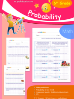 Grade 6 Probability worksheets with solutions